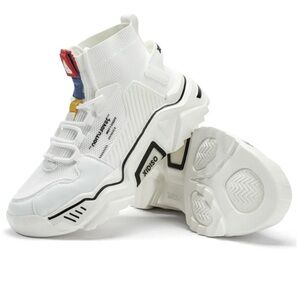 NWT BRAND NEW White High Top Sneakers